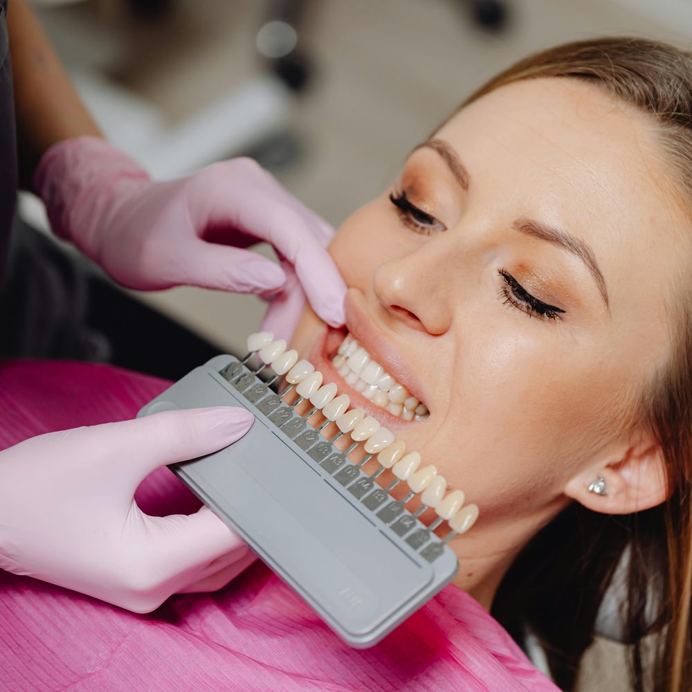 teeth whitening procedure