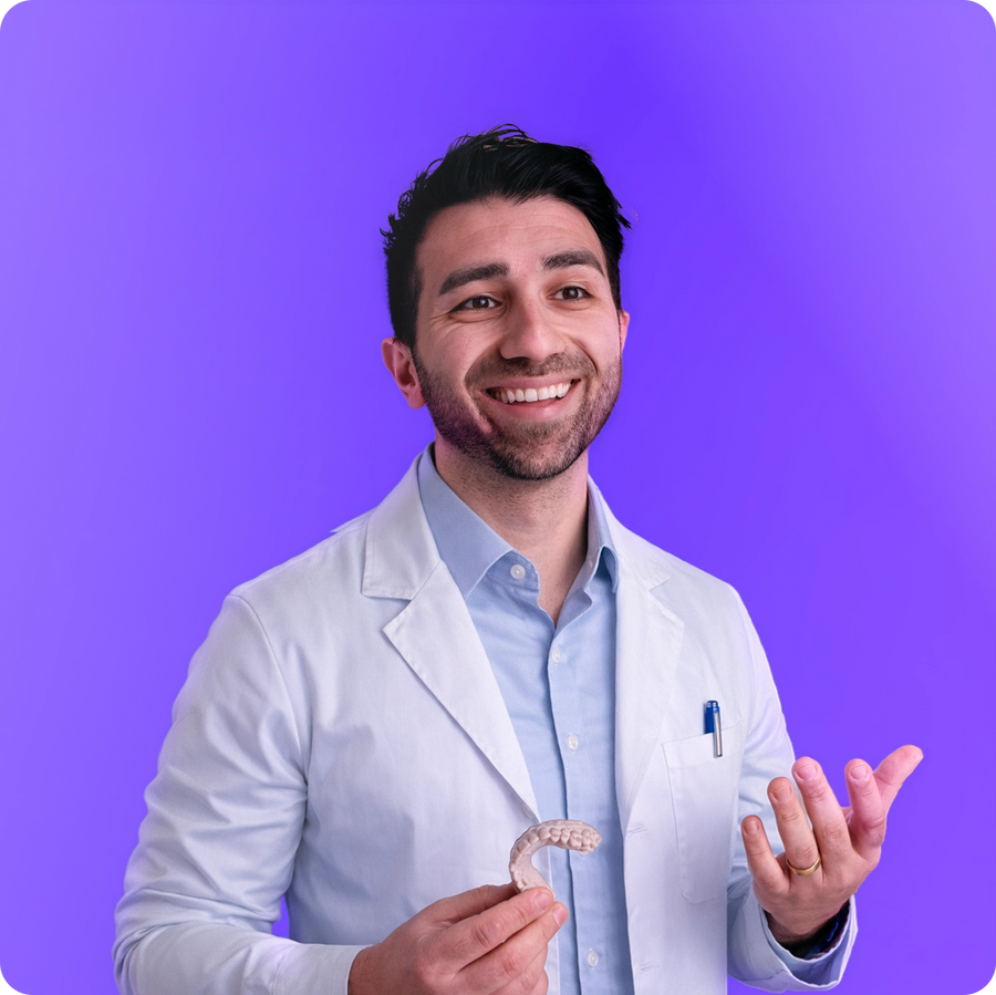 dentist smiling
